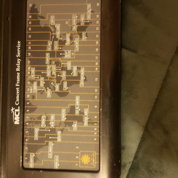 VTG World Time Touch Alarm Clock.  MCI Concert Frame Relay Service - Picture 4 of 5